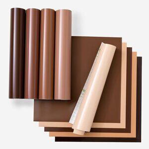 Cricut - Vinyl Sampler, Skin Tone – Permanent (10 ct)